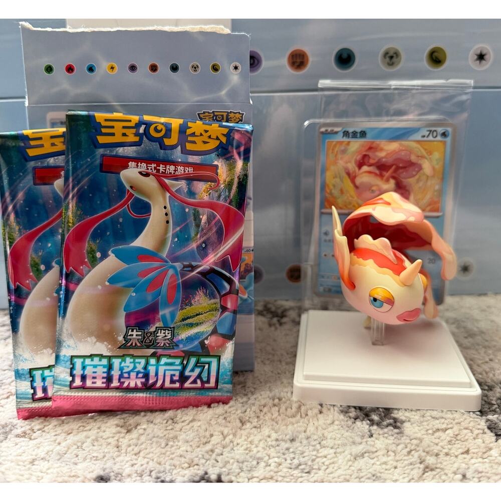 Pokémon Chinese Exclusive Dream Drawing Vol.2 Aqua Figure - Goldeen